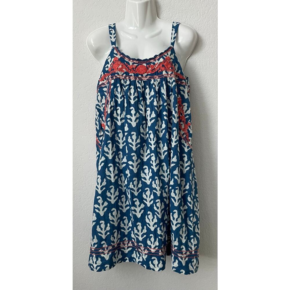 Sister Mary Paloma Embroidered BOHO Sleeveless Dress - Size Small